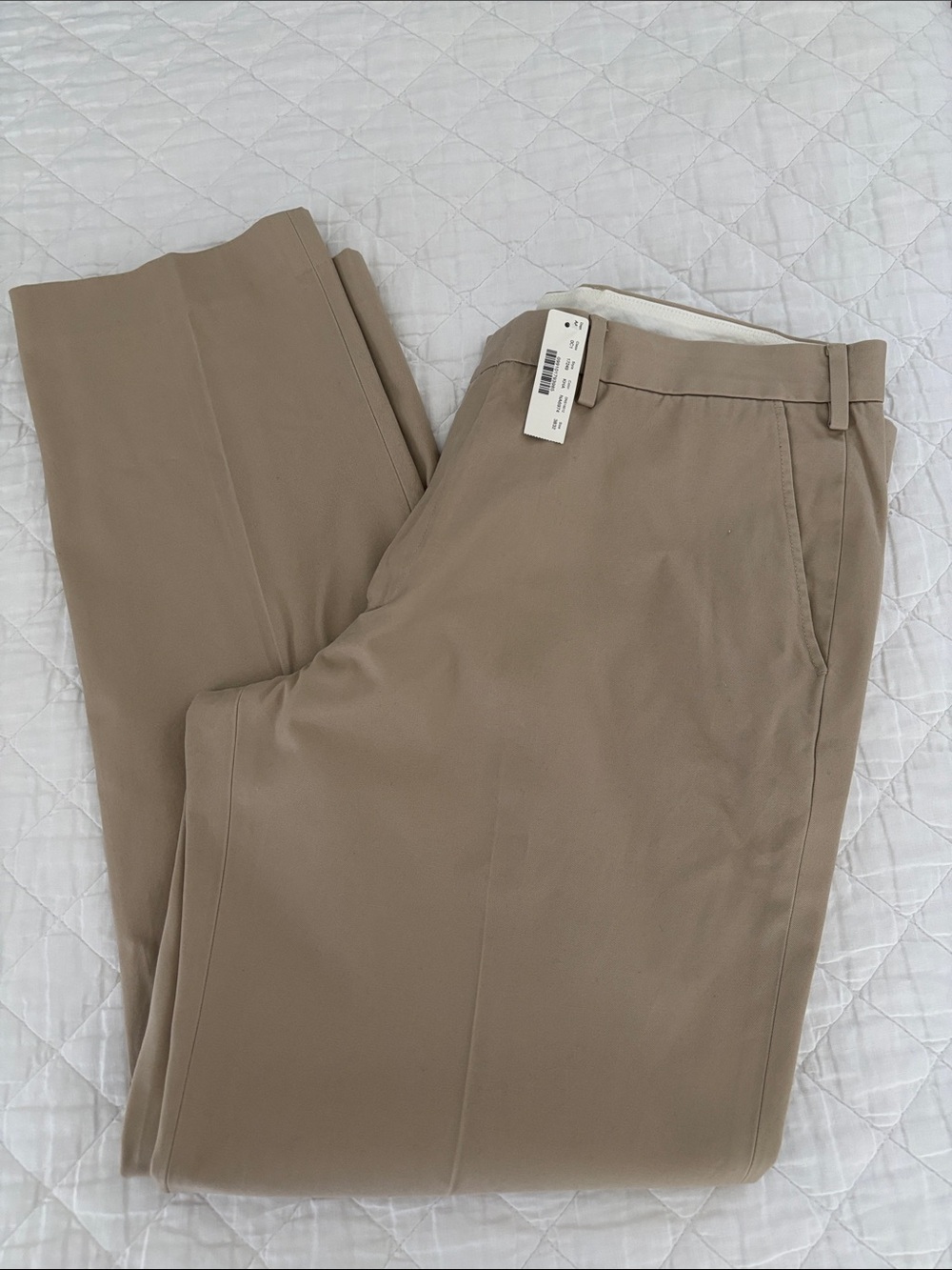 J. Crew Bowery Men’s Classic Fit Chino Pants in Tan